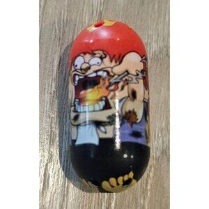 Mighty Beanz #135 Fire Eater Bean 2010 Toy Collectible 1" Black Red Tiny Game